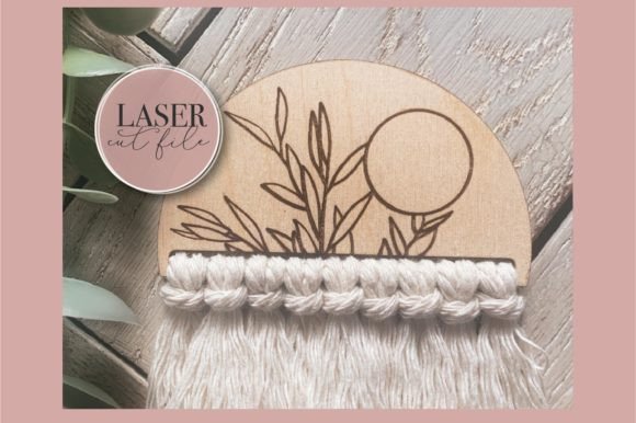 Boho Macrame Cut File for Laser Cutting and Wall Decor