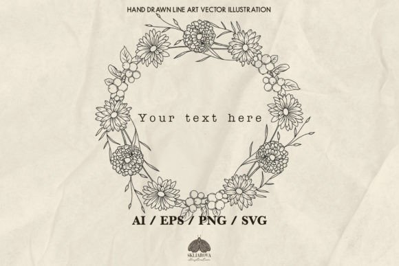 Fall Floral Wreath Svg Png Eps Review