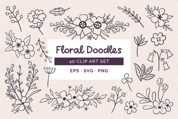 Floral Decorative Items: Graphics and Illustrations for Modern Blogs