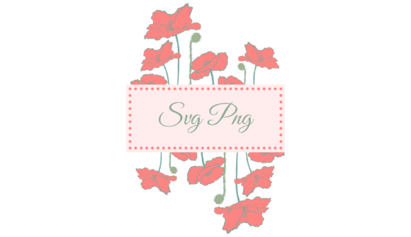 Floral Rectangular Frame Graphics and Illustrations Review