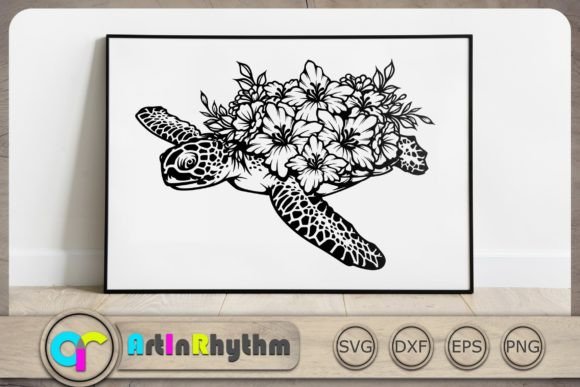 Floral Sea Turtle Svg Review
