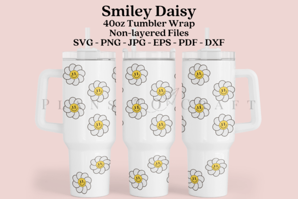 Smiley Daisy 40oz Tumbler Sublimation Review