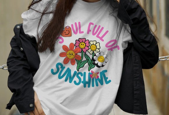 Soul Full of Sunshine Png, Self Love Png Graphics and T-Shirt Designs