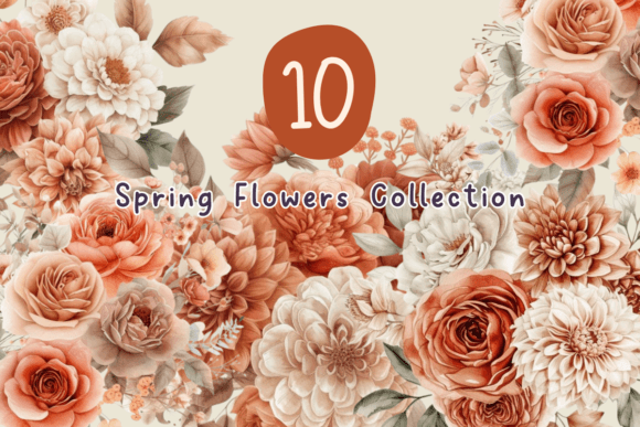 Vintage Elegance Watercolor Floral Graphics and Illustrations Review