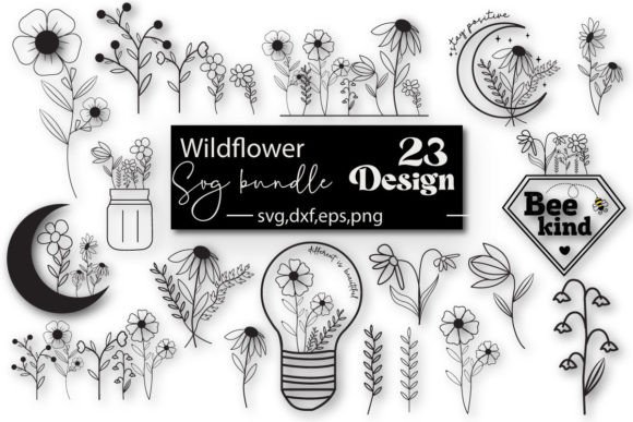 Wildflower, Boho, Celestial Bundle Graphics and Crafts Review
